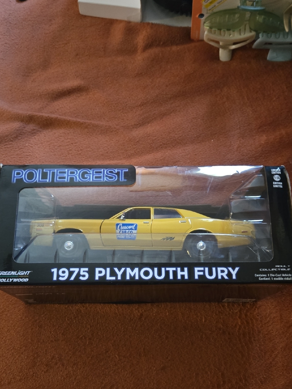 GreenLight Poltergeist 1975 Plymouth Fury Die-Cast Car -Crescent Cab